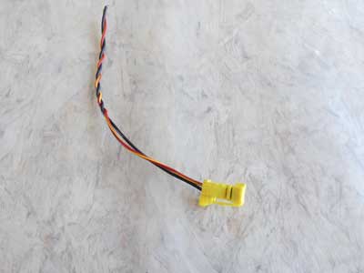 Mercedes Yellow Connector 2 Pin 2 Wire 0405457028